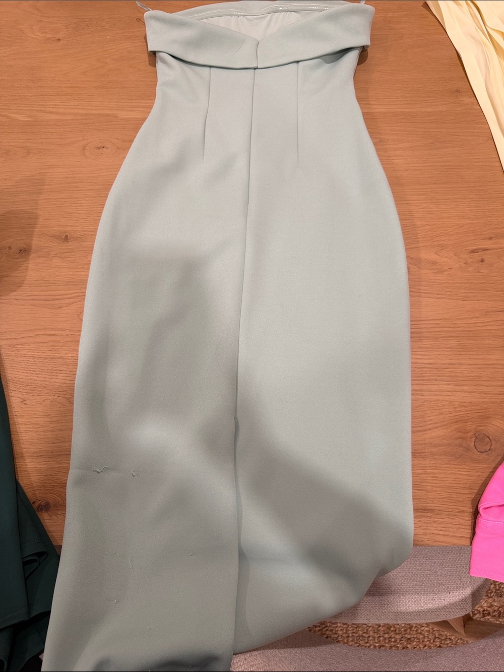Midi dress in light sage